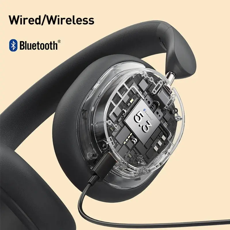 Fone de Ouvido Bluetooth 5.3 duração 70 horas